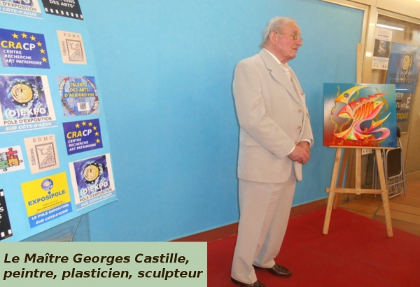 Les Editions des musées et de la culture EDMC ont admis en Juillet 2015, le maître Georges CASTILLE, peintre, plasticien, sculpteur, comme Artiste-référent, son talent de haut niveau modélise et illustre l'art par son exemplarité.