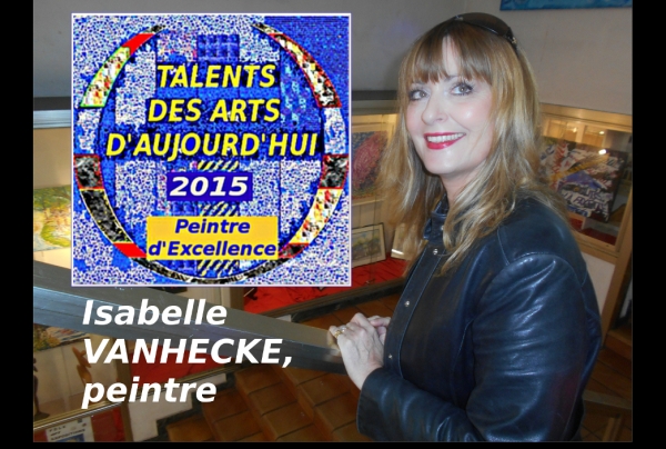 La peintre Isabelle VANHECKE