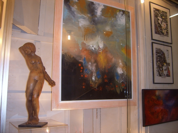 Vue exposition peintre BOURGEON