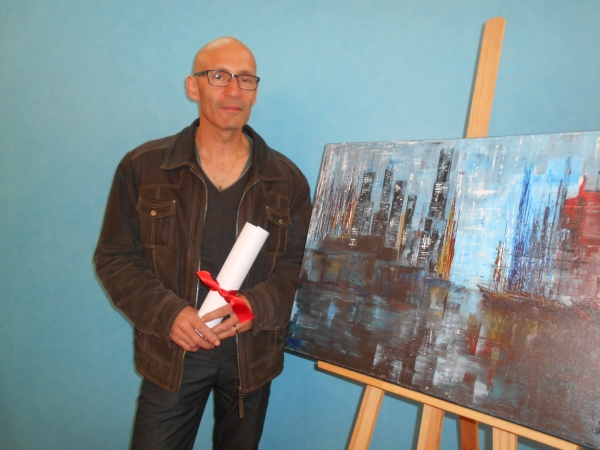 Martial GARIN, à reçu son Diplôme d'Honneur d'Artiste Sélectionné 