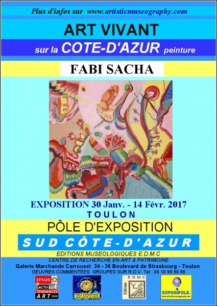 FABI SACHA Artiste sélectionnée<br/>Art Vivant Côte-d'Azur 2017