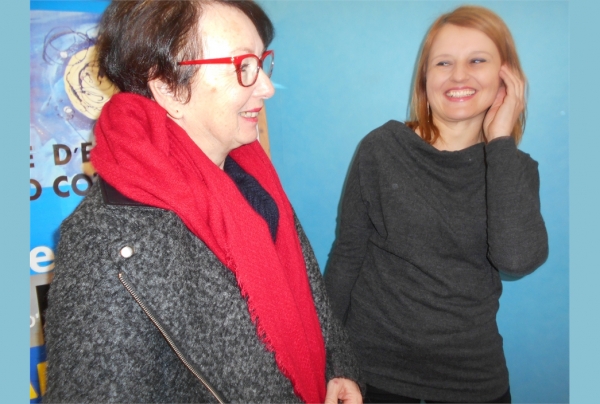 L'artiste BARBARA W. rencontre avec la peintre Annie d'Herpin