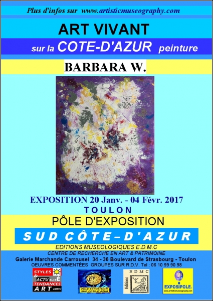 Affiche Exposition BARBARA W.