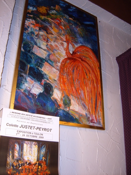 Exposition Justet Peyrot au  Centre  CRACP