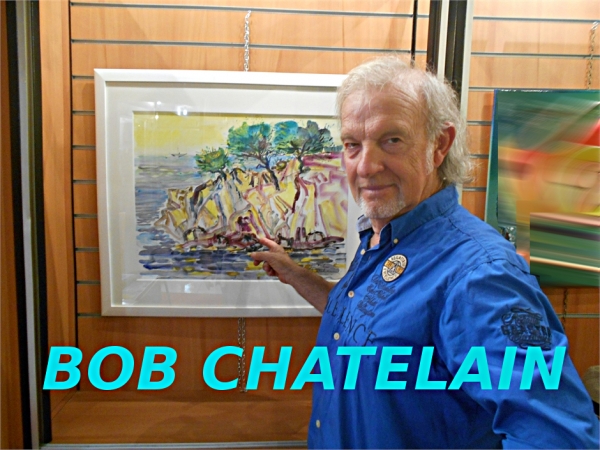 le peintre Bob CHATELAIN