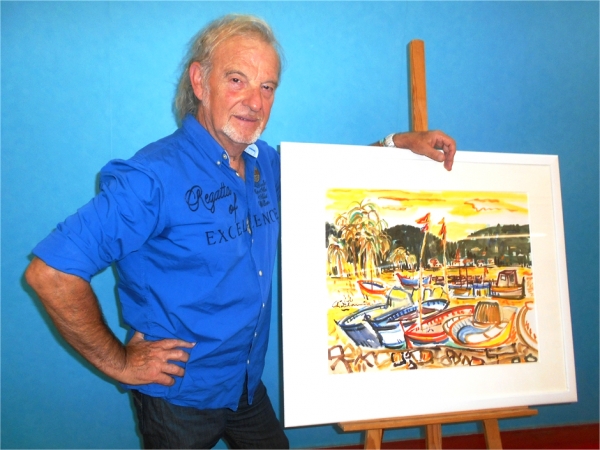 le peintre Bob CHATELAIN