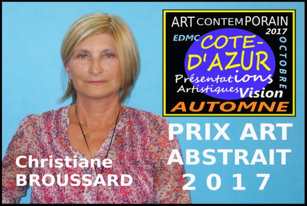 Christiane BROUSSARD, peintre contemporaine, Prix Art ABSTRAIT