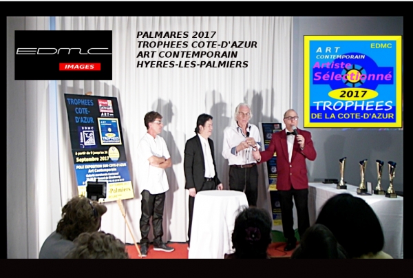 Ouverture des Cérémonies du Palmarès Trophées Côte-d'Azur Art Contemporain 2017  par Antoine ANTOLINI Délégué des Editions EDMC