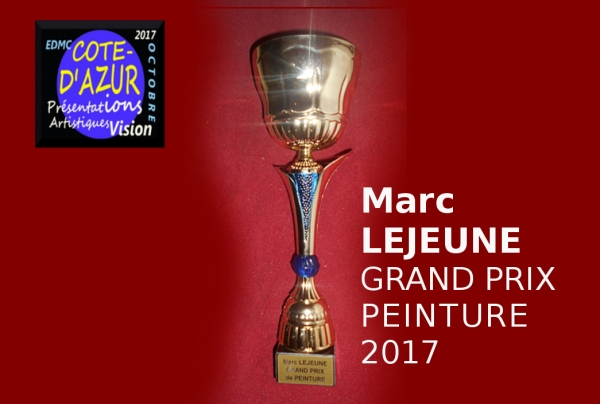 Marc LEJEUNE, Grand Prix de Peinture 