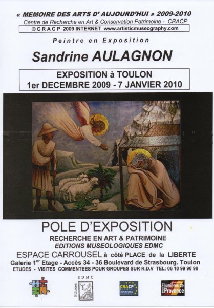 A voir,  Sandrine Aulagnon  en exposition au CRACP