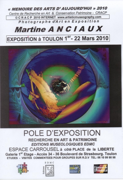 Martine Anciaux . photographe d'art, expose