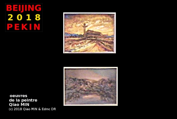 Oeuvres figuratives de paysages aux sensibilités impressionnistes présentées par Qiao MIN lors du 