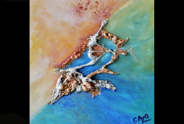 CAZORLA-CAZO, peintre abstrait 