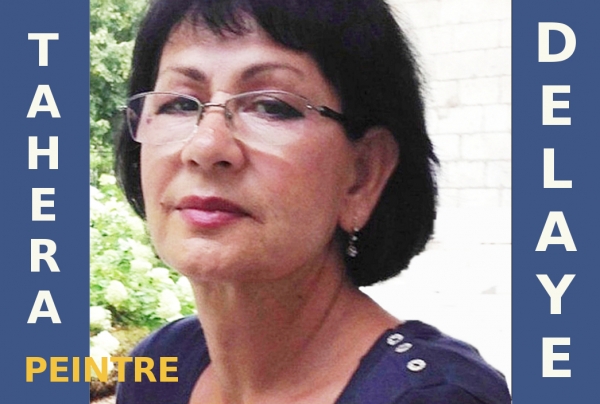 La peintre abstraite Tahera DELAYE 