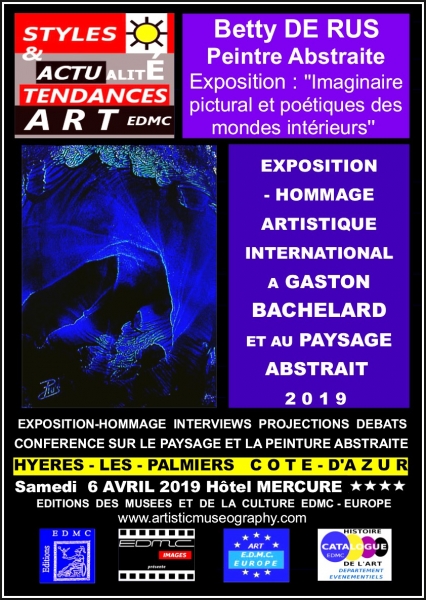 Affiche Hommage à Gaston Bachelard et au Paysage Abstrait  