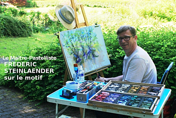 Fédéric STEINLAENDER, maître-pastelliste, lauréat du concours des Grands Trophées de la Méditerranée des Styles et des Arts, MARSEILLE 2019 (EDMC)