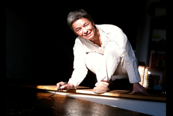 Emmanuelle AMSELLEM, peintre, lauréate du concours artistique, a obtenu le Grand Trophée de la Méditerranée du Style et des Arts MARSEILLE 2019 