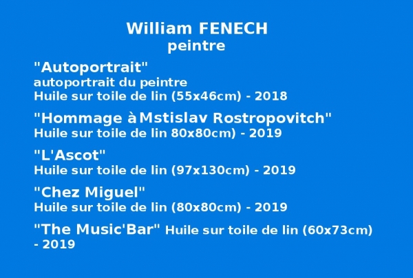 Grands Trophées de la Méditerranée des Styles et des Arts MARSEILLE 2019 - (EDMC) William FENECH, peintre