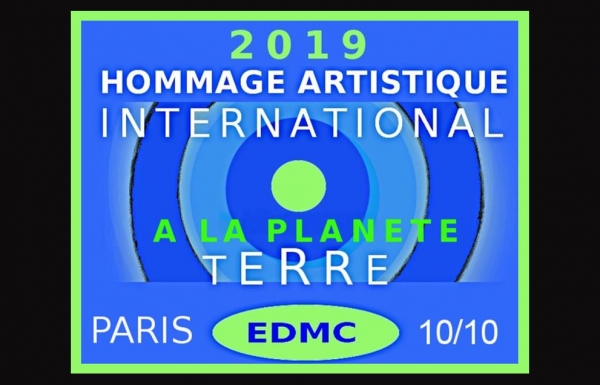 Logo de l'Hommage artistique international à la Planète Terre PARIS 2019 