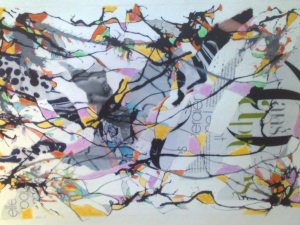 1- Alain Sirabella, Composition abstraite