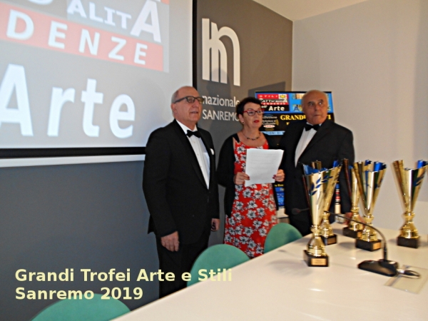 Italia. Presentazioni-concorso di Arte e Stili artistici Riviera Sanremo 2019 EDMC