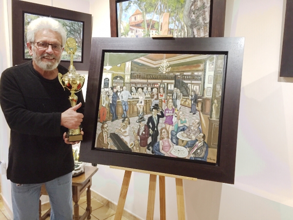 William FENECH , peintre figuratif expressionniste. Lauréat des Grands Trophées Internationaux des Styles Artistiques - Monaco 2019 