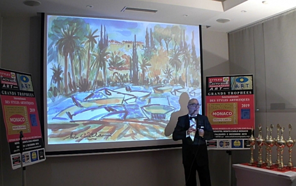 Oeuvre de Bob CHATELAIN, peintre aquarelliste.Analyse du style et commentaires, Antoine Antolini, critique d'art.