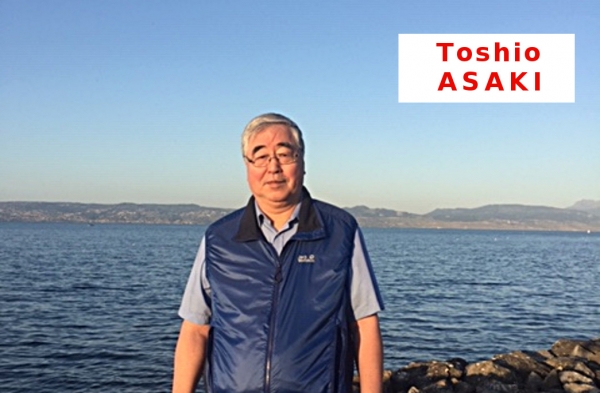 Le peintre Toshio ASAKI