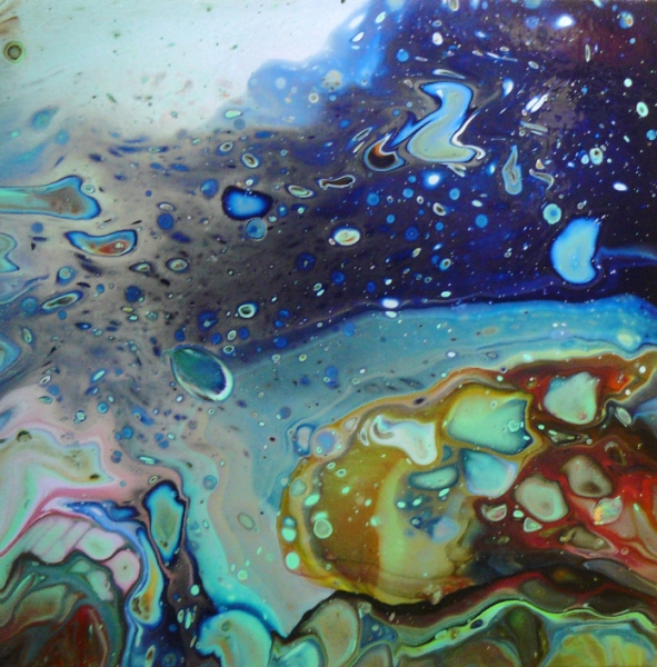 Oeuvre Abstraction Sous-marine de 