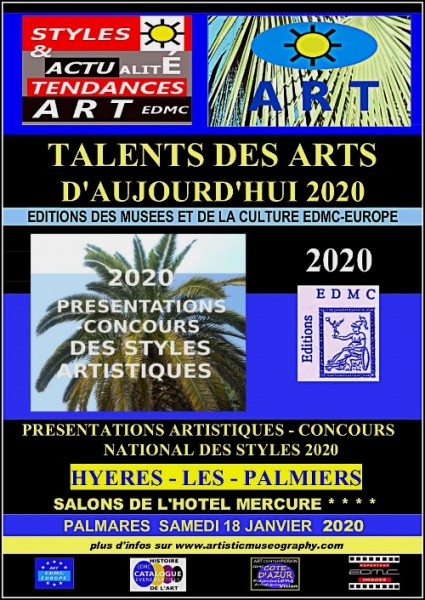 Affiche Talents des Arts d'Aujourd'hui 2020