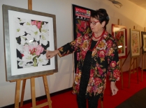 ■CANNES 2020 Annie d'Herpin, peintre aquarelliste, présente les tableaux de son Exposition-Hommage 