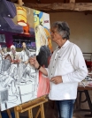 ■ VICTOIRES INTERNATIONALES DE LA CRÉATION ET DES STYLES ARTISTIQUES CANNES 2020 Le peintre Jean-Paul Schmitt, Lauréat du Palmarès, ici dans son atelier 