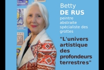 Betty DE RUS, peintre, Lauréate du Palmarès des Trophées des Arts PARIS 2020 Capitale internationale des arts et des styles.