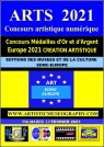 AFFICHE CONCOURS NUMERIQUE EUROPE 2021 CREATION ARTISTIQUE