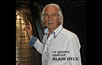 Alain Delic, peintre contemporain abstrait, Grand Trophée Côte-d'Azur Riviera 2021 International