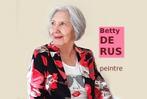 Betty DE RUS, peintre abstraite, Médaille de Talent des Arts d'Aujourd'hui 2021 Artiste d'Excellence