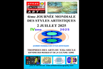 Affiche de la IVe Journée Mondiale des Styles Artistiques 2025
