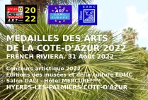 Concours des Médailles des Arts de la Côte-d'Azur 2022 French Riviera 2022, Salon Dali Hôtel Mercure **** Hyères-Les-Palmiers Côte-d'Azur