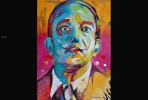 Salvador Dali, pastel, (60x80cm), oeuvre de Frédéric Steinlaender, Artiste d'Honneur de l'Année 2022 