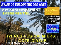 Awards Européens des Arts 2022 Salon Dali Hôtel Mercure **** à Hyères-Les-Palmiers Côte-d'Azur 