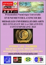 Affiche Présentation Universelle des Arts, des Styles et de la Création contemporaine 2023