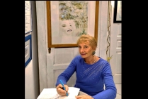 Fanny LAFFITTE, artiste-peintre aquarelliste, auteure et poète, présentant son livre 