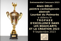 Marie-Josèphe BALVET sculptrice Lauréate du Palmarès a obtenu le Trophée d'Excellence dans les Beaux-Arts et la Création 2023 