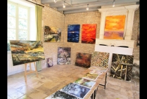 Exposition de l'artiste Michel SKUPIEN, Talent des Arts d' Aujourd'Hui Artiste d'Excellence 2024, au Château de Javarzay à Chef-Boutonne dans les Deux-Sèvres.