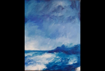 Oeuvre du peintre Michel SKUPIEN Grand Pinceau de France à voir à la GALERIE AGNÈS V de SAINT-PALAIS-SUR-MER