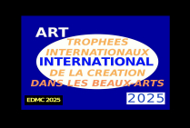 Le talent de l'artiste peintre Nicole EYNARD, son style et sa créativité ont atteint un niveau international qui a convaincu le Comité du Jury. Celui-ci lui a attribué le Trophée International de la Création dans les Beaux-Arts 2025. Lauréate du Palmarès.