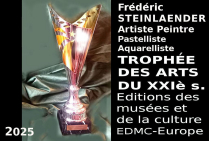 Le Trophée des Arts du XXIe siècle, se veut référence sociétale, signal de talent dans notre Époque. Il se relie ainsi en temps réel, à une histoire de l'Art au présent. Il associe ainsi Frédéric STEINLAENDER, son talent, à l'intemporalité de l'Art.    