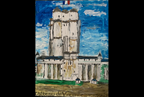 vue de PARIS, oeuvre du peintre Toshio ASAKI.