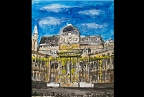 vue de PARIS, oeuvre de Toshio ASAKI, artiste peintre