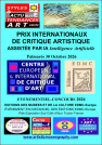 Critique artistique assistée par Intelligence Artificielle IA © Affiche EDMC-Europe Octobre 2026